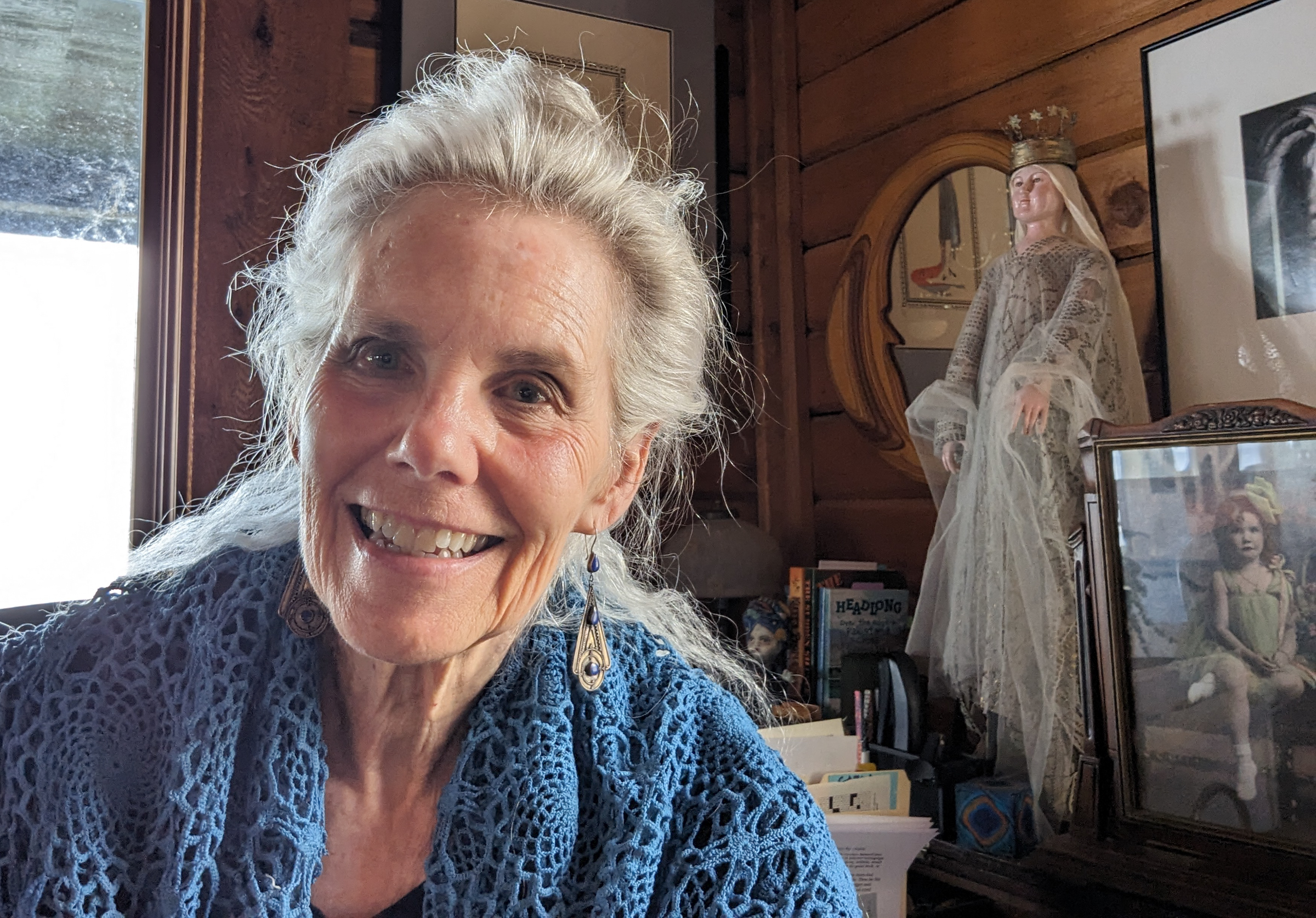Susan, at home